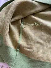 Neploe-Suéter de cuello de pico suelto para mujeres, jersey estilo Preppy de punto con flores, cárdigans, elegante, grueso, con impreso, corto, abrigo informal, 46565