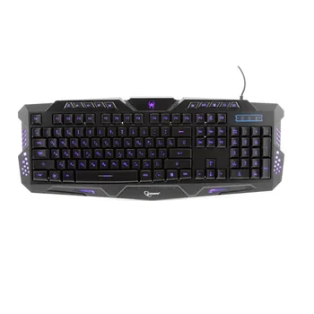 

Keyboard wired gembird kb-g11l (USB, game, 3 different backlight, 114 + 10 keys) (kb-g11l)