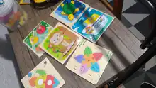 Juegos Montessori bebé animales de juguete tráfico niños 3D de madera Puzzles de dibujos animados rompecabezas cognitivo juguete juego educativo regalo