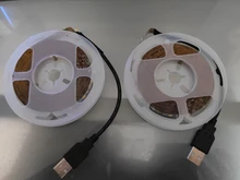 Led-Strip Battery Tv-Background-Lighting Warm WELPUR White Flexible 2835 USB DC for Night-Light