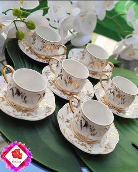 

6-Piece Modern Coffee Set (Turkish Coffee Set)