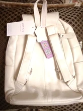 Zency-Mochila GRANDE de piel auténtica suave para mujer, bolso de viaje informal de alta calidad, para diario, escolar