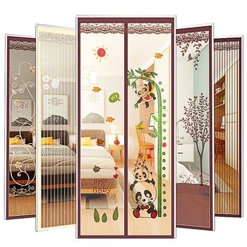 

Taque Anti-mosquito screen door curtain self-absorption magnetic bedroom Velcro summer mosquito net screen home