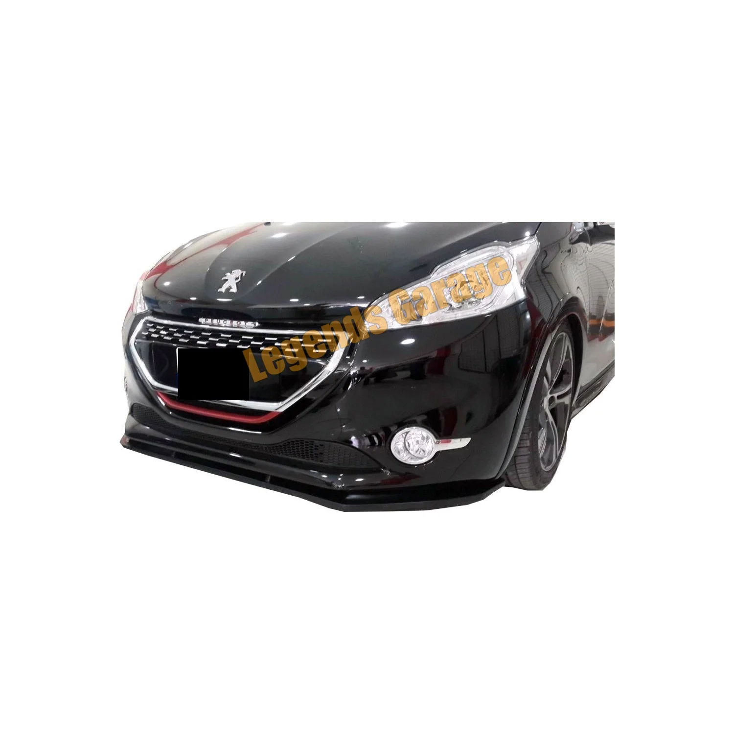 Per I Modelli Peugeot 208 2012-2020 Attacco Paraurti Anteriore Lip-Autostyling Body Kit Modifica Spoiler Paraurti Rocker Ornamento Ali