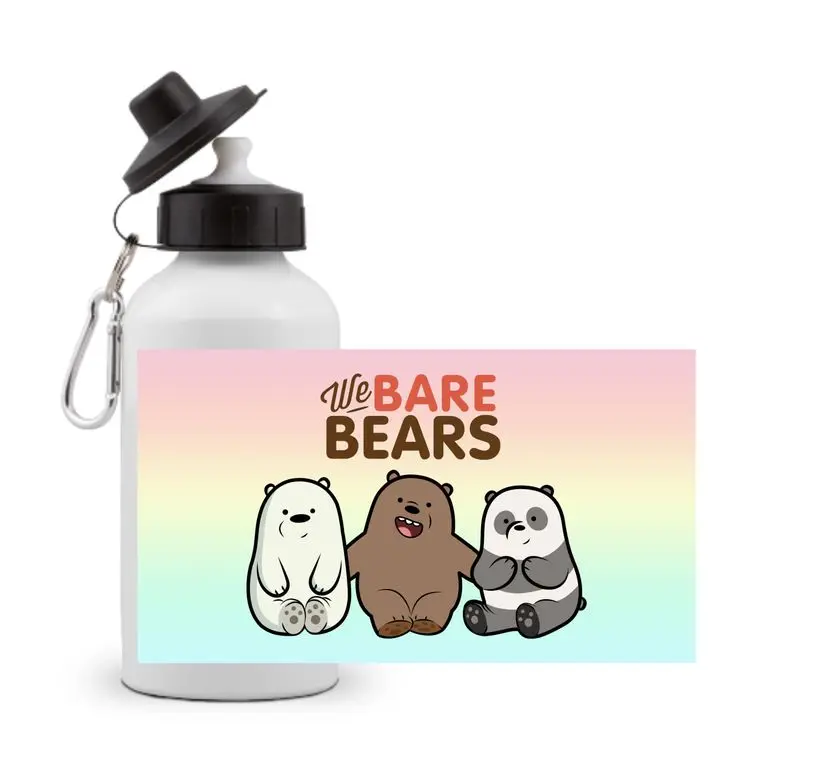 Спортивная бутылка Вся правда о медведях/ We Bare Bears №24 | Дом и сад