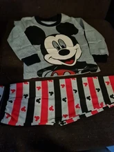Caliente 2 unids/set niños conjuntos de pijamas de las niñas Elsa Anna coches de dibujos animados Mickey Minnie Mouse pijamas de los niños ropa de bebé niño