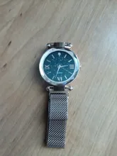 Relojes de moda de cielo estrellado con hebilla magnética, correa de malla, reloj de cuarzo de diamante, reloj de vestir para mujer, reloj femenino