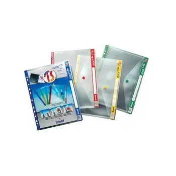 

Pack. 5. Envelopes archiviabili Click N File. Green AR22/5 TECNOSTYL4.72