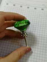 Wardrobe Handles Hardware Drawer Pull Cupboard Glass-Knobs Cabinet-Door Crystal Kitchen