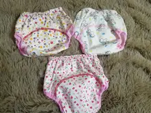 Lote de 6 unidades de pantalones de entrenamiento de 3 capas para bebé, bragas de aprendizaje, pantalones cortos para niño y niña, pañales de algodón, ropa interior