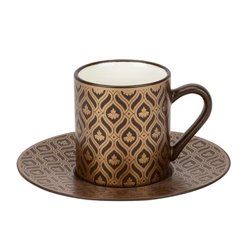 

Turkish coffee set 4 pieces porcelain set Tea Coffee Cups and Saucers Bone China Coffee Turkish coffee set