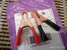 Connector-Plug Battery Caravan Alligator-Clips Test-Lead-Clips Power Crocodile Black