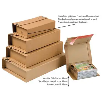 

Automontante brown cardboard box 33x27x8 cm CP02014COLOMPAC23.58