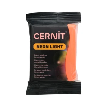 

Ce0930056 plastic polymer baked 'cernit 'neon' neon 56 gr. (752 neon-orange)