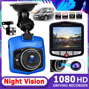

Car Dvr Video Recorder Dash Cam Rear View Dual Camera 2.4 Inch Dashcam 1080 Dash Camera DVR Mini Night Vision Video Registrator