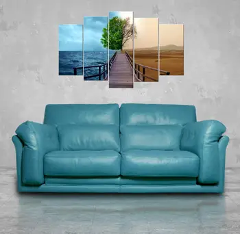 

Land And Sea View 5 Piece Mdf Table