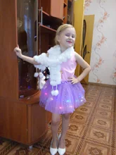 LED brillante luz niños niñas faldas Tutu de princesa niños boda fiesta de baile minifalda traje cosplay led ropa