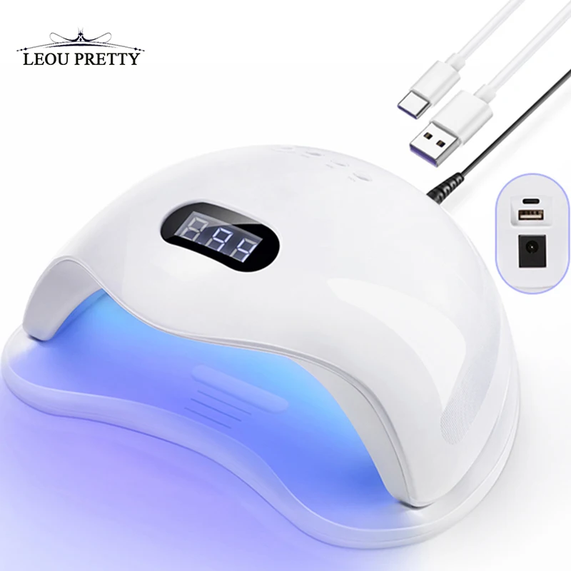 Sun50 Multifunctional Portable Smart 48W UV Led Nail Lamp Suitable for All Gel Polish
