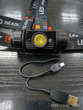 Headlamp Head-Torch Hunting-Flashlight Boruit Motion-Sensor Induction Rechargeable 1000LM