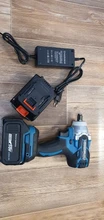 Impact-Wrench Lithium-Ion-Battery Cordless Electric Rechargeable 18V with Two-18v-4.0ah