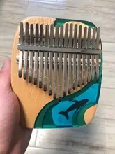 Musical-Instrument Accessories Piano-Gecko Kalimba Wooden 21-Key Thumb Ocean 17 