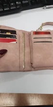 SMOOZA-Cartera de Piel de Mujer, Cartera de Piel de Mujer, billetera mate corta, billetera de Mujer con tres tarjetas plegables, 2020