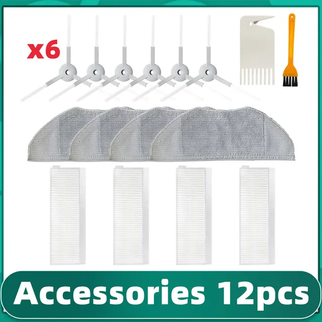 Xiaomi MJSTG1 Mijia G1 Mi Robot Vacuum-Mop Essential Cleaner Hepa Filter Main Side Brush Mop Rag Replacement Parts Accessories Set 4