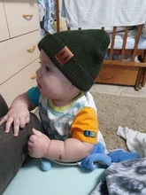 Sombrero de bebé en 9 colores S/L para niño y bebé, gorro de invierno cálido para niño, gorrito de punto para niño, gorra de bebé para recién nacido, 1 ud.