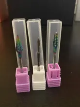 Carburo de tungsteno broca de clavo de cerámica Burr de fresado para manicura máquina eléctrica mm broca para fresa para herramientas de uñas