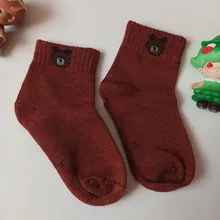 Winter Socks Girls Cartoon-Bear Kids Spring Anti-Skid Baby-Boys Cotton Autumn Floor 5-Pairs