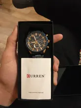 CURREN – reloj curren para hombre, de cuarzo, deportivos, de pulsera de acero, resistente al agua, con cronógrafo, masculino
