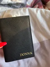 Letras iniciales con monograma de moda Unisex Saffiano funda de pasaporte con etiqueta de equipaje, conjunto de accesorios de viaje