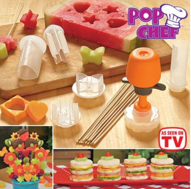 Набор для канапе Pop Chef Push Pop& Eat(Разноцветный