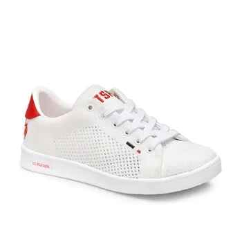 

FLO FRANCO KNITTING White Women 'S Sneaker Shoes U.S. POLO ASSN.