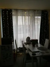 Christmas-Decorations Light Ornament Garland Curtain-String Flash-Fairy Happy Home-Room