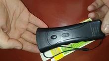 New Ultrasonic Dog Chaser Stop Aggressive Animal Attacks Repeller Flashlight
