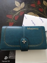 2020 las mujeres grandes carteras nombre grabado hueco largo cartera moda calidad de piel PU superior tarjeta titular de la cartera para las mujeres