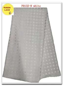 

White Original Big Heavy African Lace Swiss Voile Lace Austria 100% Cotton