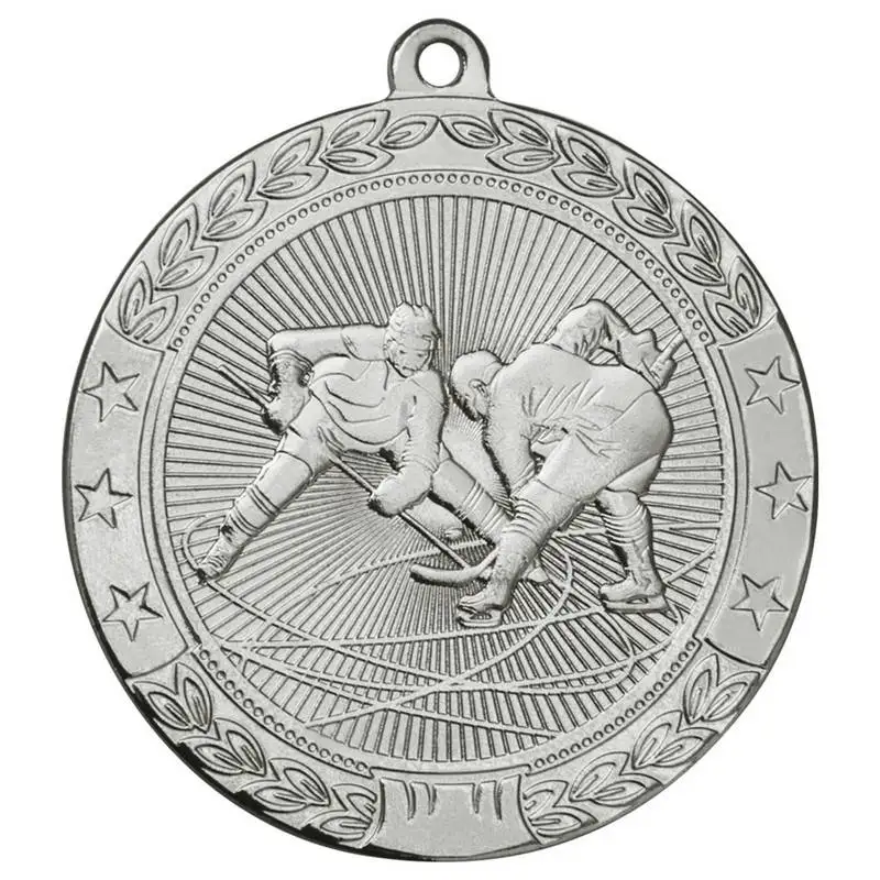 Medal hockey 50mm silver DC # mk184b 1094984 | Спорт и развлечения