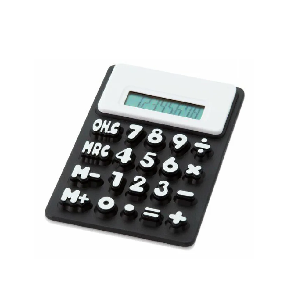 

Nectar Silicone Calculator, Pocket Length, Solar Powered, Fun Design, Light Weight, Easy To Carry, 13x8 Cm