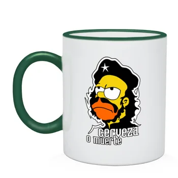 

Mug two-color Homer cerveza o muerte (beer or death)