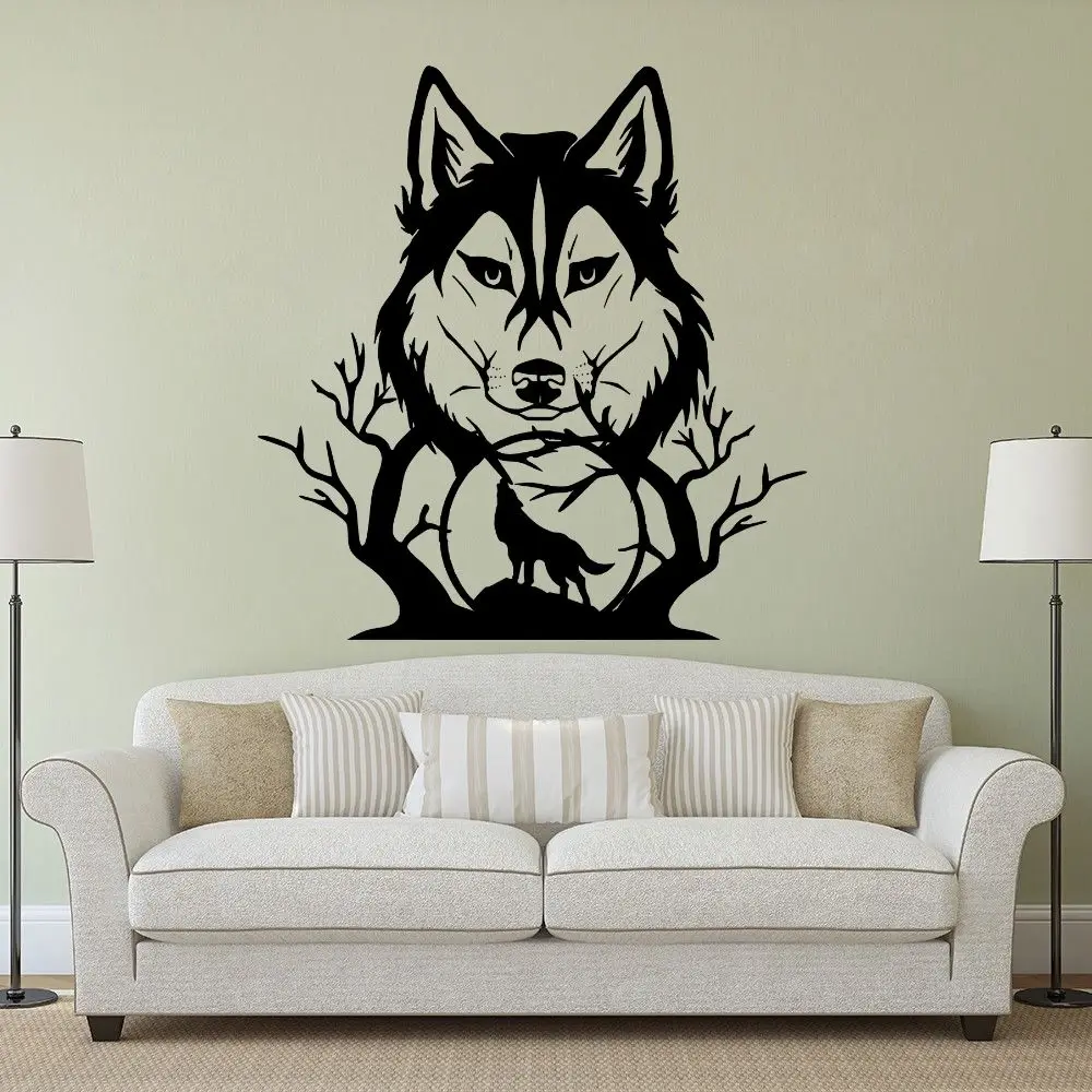 Wall Stickers Decoration Living Room Wall Sticker Wolf Wall Room Stickers Wall Art