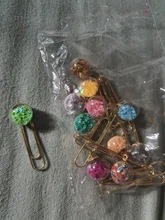 Domikee-clips de papel marcapáginas de metal para oficina y escuela, bonitos y creativos, clips de nota fina para estudiantes, suministros de papelería