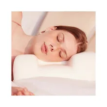 Almohada de belleza y funda de almohada antiedad, cojín ortopédico de espuma viscoelástica para el dolor de cuello, cuidado de la piel, no tóxico para dormir
