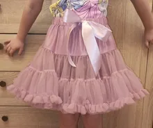 Falda de tutú para niñas, bailarina, esponjosa, ballet, fiesta, baile, princesa, ropa de tul