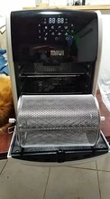 MIUI - Asador de Pollo Eléctrico 5 en 1, Horno de 360º MI-CYCLONE de 10L/12.7QT, Deshidratador Asador LED de gran capacidad, Freidora grande para uso doméstico