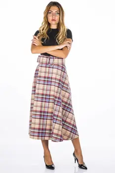 

Blue White Long Skirt