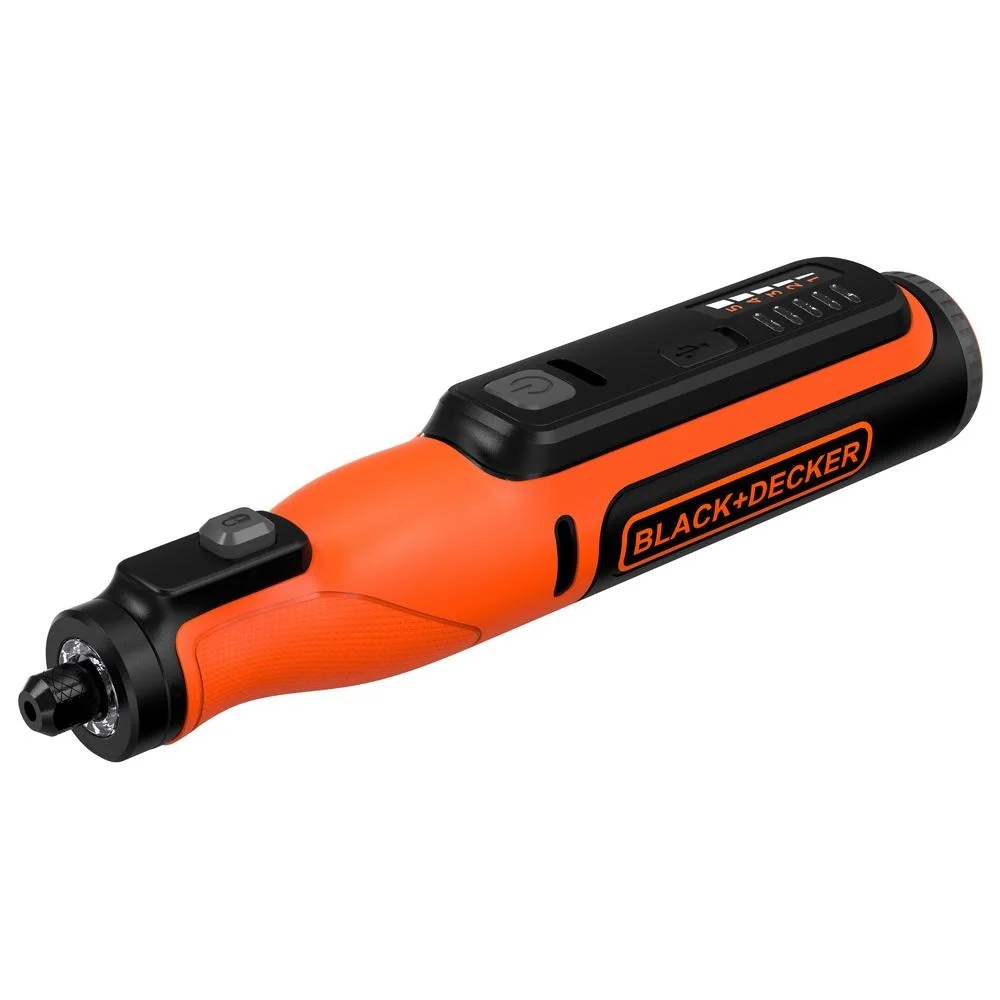 Multifunctional battery tool engraver Black + Decker bcrt8i-xj 7,2 v  complete with snap 36 PCs, USB wire Construction and repair tools;Power tool;Tools  for home - AliExpress