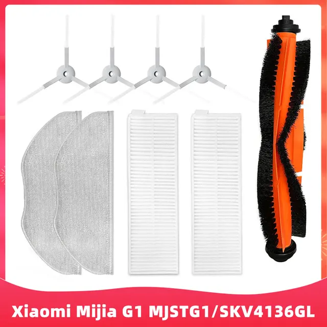 Replacement For Xiaomi Mijia G1 MJSTG1 SKV4136GL Mi Robot Vacuum Mop Essential Cleaner Parts Main Side Brush Hepa Filter Mop Rag Set H