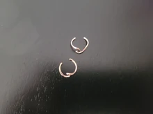 Yiustar-pendientes ondulados de cartílago para mujer, joyas de acero inoxidable trenzadas, joyas bohemias, Piercing de conchas falsas